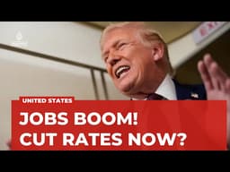 Trump Says Economy Is Booming, Slams Fed for Not Cutting Rates