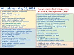 Exciting AI Updates Weekly - May 29, 2026