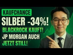 KAUFCHANCE: Silber -34% vom ATH $111 – BlackRock & JP Morgan kaufen JETZT still