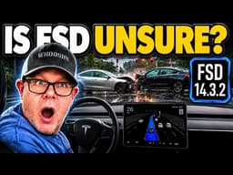 Is Tesla FSD 14.3.2 Unsure On An L.A. Freeway?