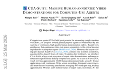 CUA-Suite: Massive Human-annotated Video Demonstrations for Computer-Use Agents