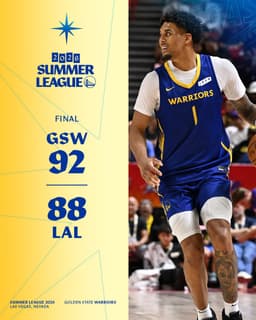 @warriors: Summer League Finals-bound ‼️ https://t.co/Kq3EhdmEoD