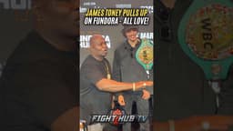 James Toney reveals veteran boxing secrets to Sebastian Fundora at presser | Watch