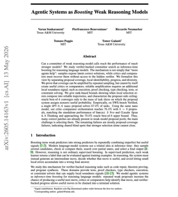 @omarsar0 reposted: NEW paper worth reading.

GPT-5.4 nano plus a critic-comparator orchestration lo...