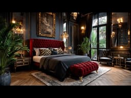 Cartier Bordeaux Aesthetic 2026: Luxury Bedroom Design with Velvet & Gold Accents