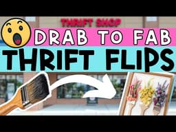 Amazing MAKEOVER on these everyday THRIFT ITEMS!  SAVE & MAKE MONEY turning Trash into Treasure! ✨