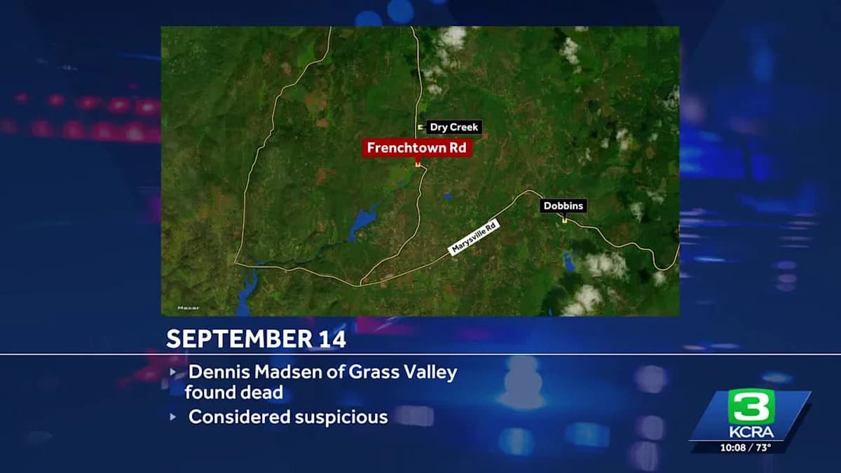 Yuba County deputies identify Grass Valley man found dead in Dobbins