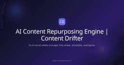 AI Content Repurposing Engine For Social Media