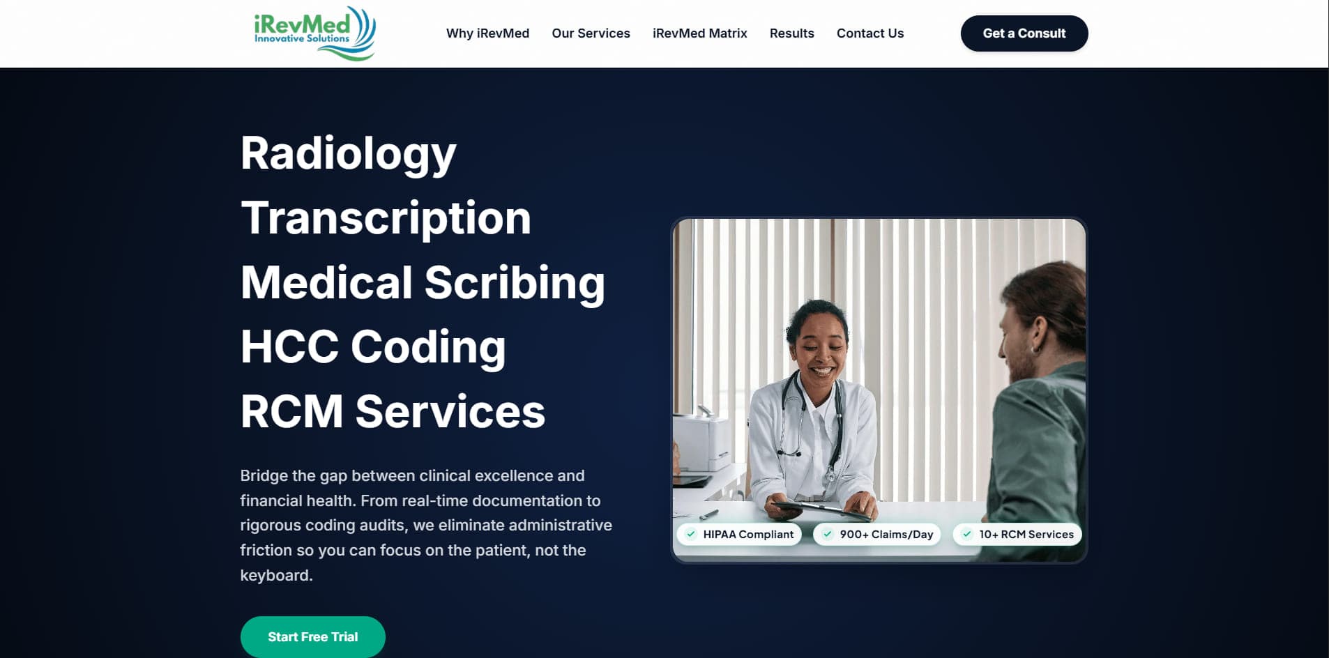 iRevMed | SaaS & Front-End Architecture Case Study | Alec Sebastian