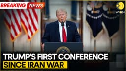 Trump Holds News Conference a Day Before Iran Ultimatum Ends | WION BREAKING