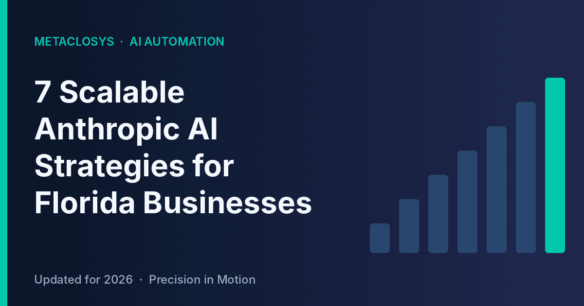7 Anthropic AI Strategies for Scalable AI Systems in 2026