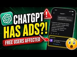 ChatGPT Just Added Ads (What Free Users Need to Know)