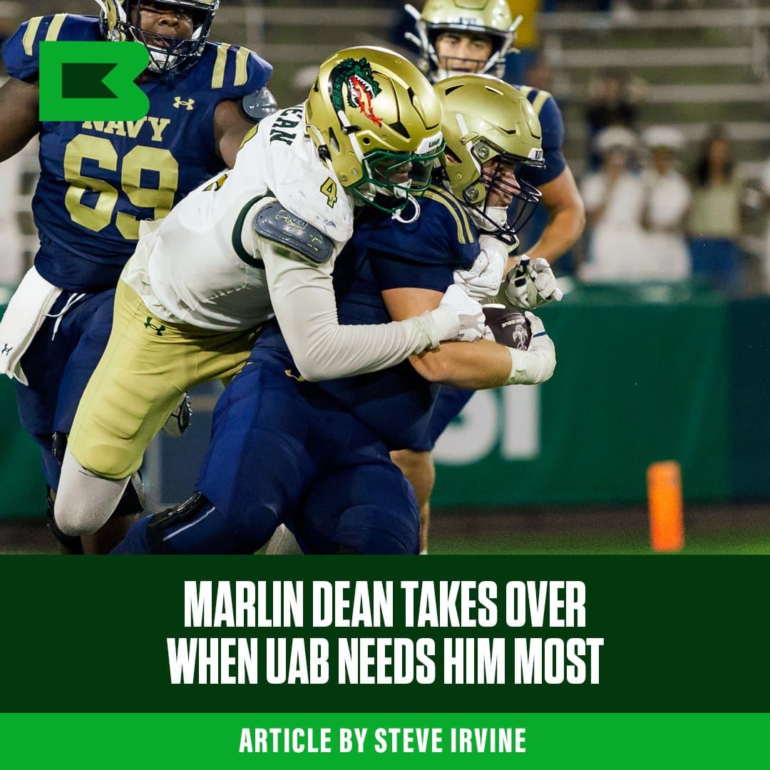 Marlin Dean Takes Over When UAB Needs Him Most, leading ...