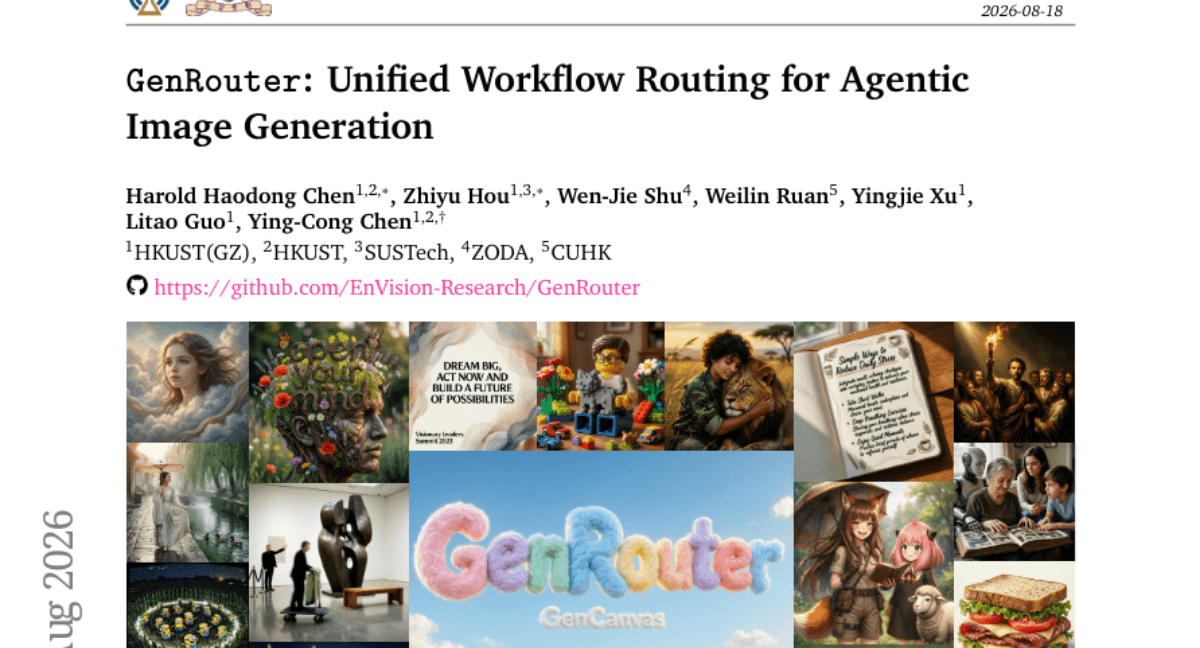 GenRouter: Unified Workflow Routing for Agentic Image Generation