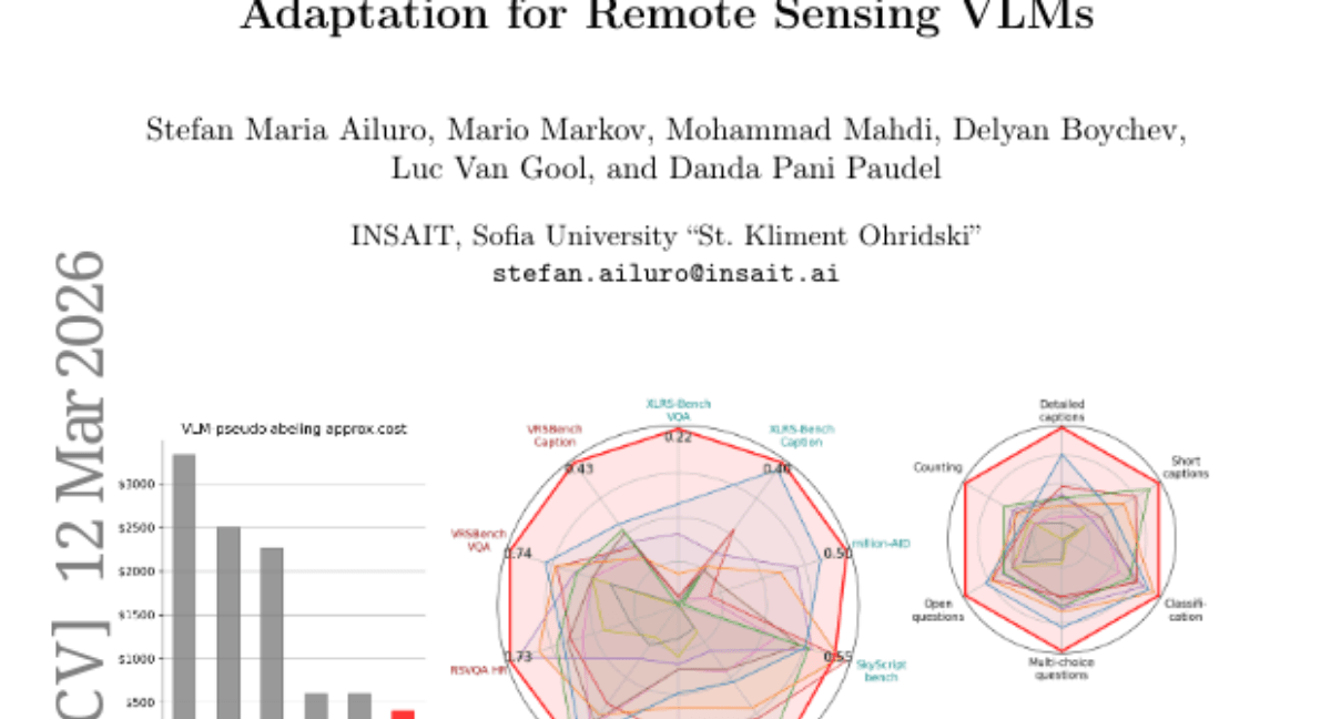 OSM-based Domain Adaptation for Remote Sensing VLMs