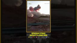 Huge Smoke Clouds Over Isfahan: US-Israel Hits IRGC Base in Baharestan