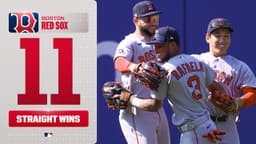 11 STRAIGHT WINS 🤩 The BEST moments from the Red Sox INCREDIBLE streak! | MLB Highlights
