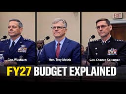 US Air Force & Space Force FY27 Budget Request Hearing | Sec. Troy Meink Testifies