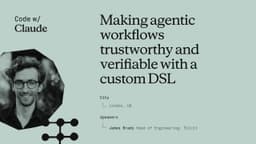 Making agentic workflows trustworthy and verifiable with a custom DSL