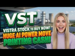 Vistra Stock to Buy Now! Huge AI Power Move Printing Cash! VST Stock Analysis