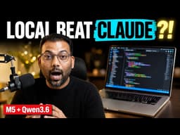 I Was WRONG About Local LLM vs Claude on M5 macbook pro — TESTED | qwen 3.6 35b, 27b, and gtp oss