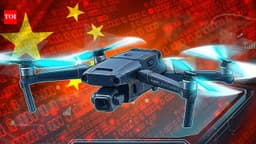 China bans sale and lease of drones and its 'core components' to any person or organisation without… - The Times of India