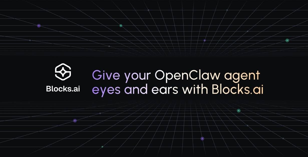 Give your OpenClaw agent eyes and ears with Blocks.ai