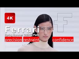 F+ Ferrari - Spring Summer 2026 @ Milan - 4k runway