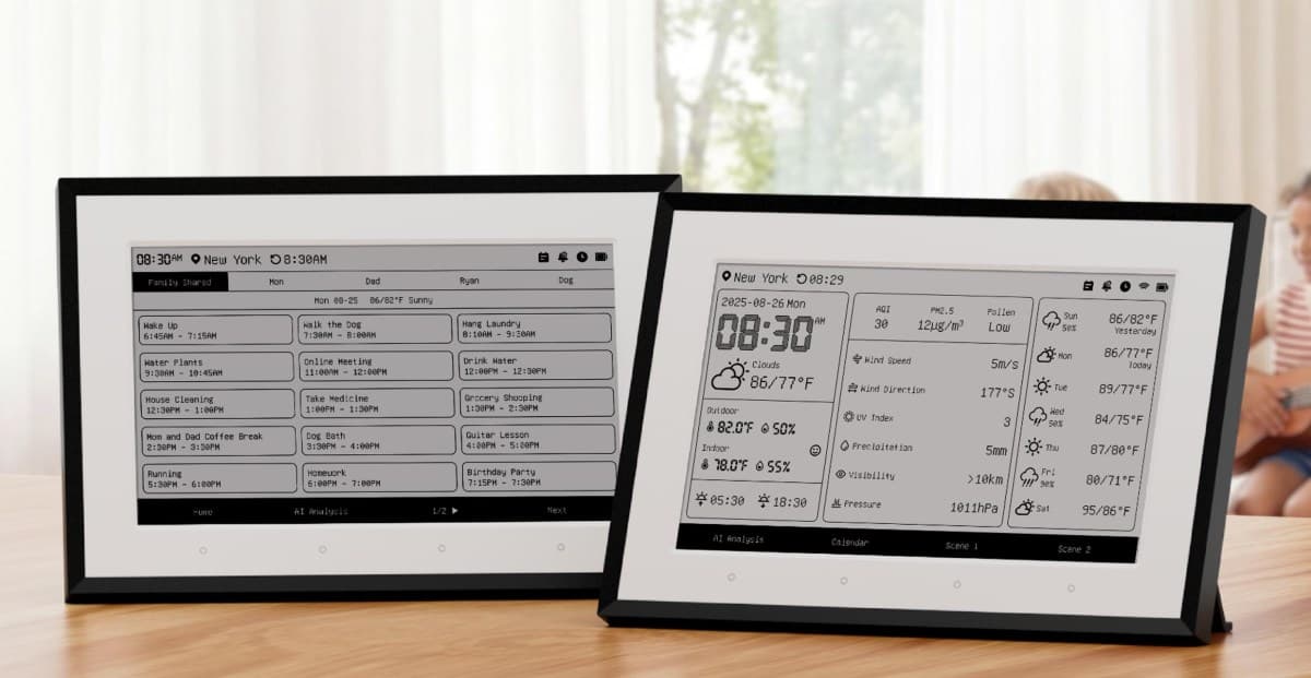 SwitchBot’s E Ink weather display is now available following its CES debut.