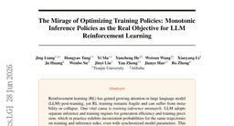 The Mirage of Optimizing Training Policies: Monotonic Inference Policies as the Real Objective for LLM Reinforcement Learning