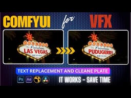 This ComfyUI Trick Can Save VFX Artists DAYS (Text Replacement + Clean Plates)