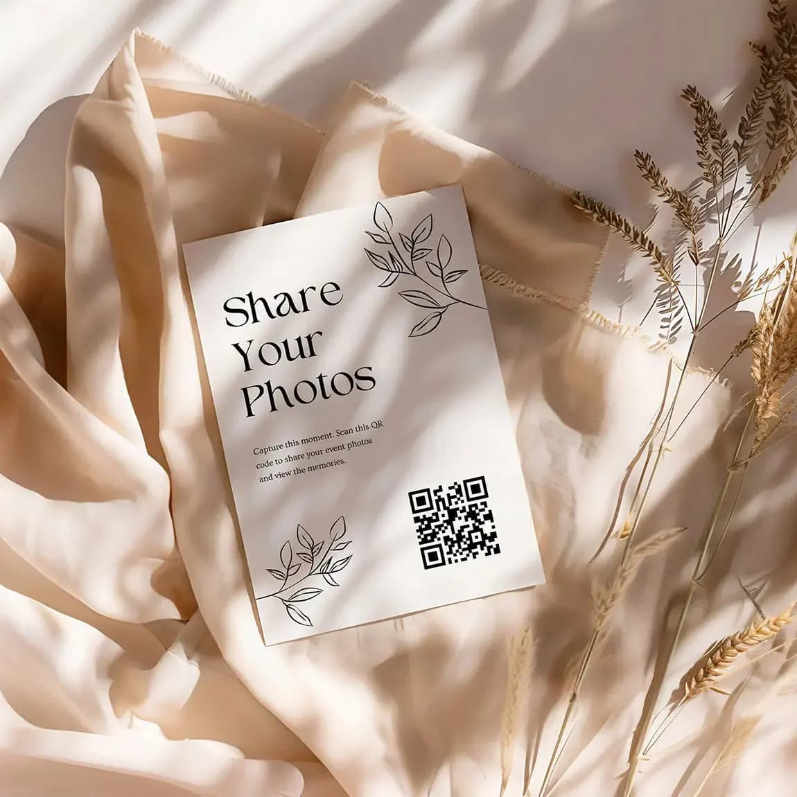 The QR Code for Wedding Photos Trend, Explained (And Why Couples Are Ditching Disposable Cameras)