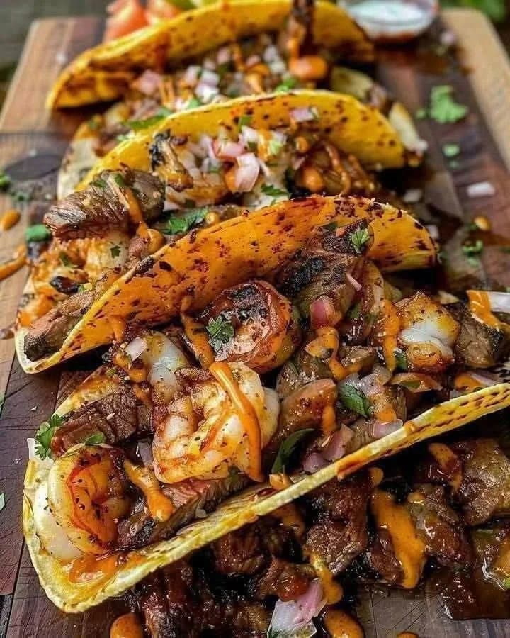 Surf and Turf Tacos That Are Bold, Juicy, and Packed with Flavor 
