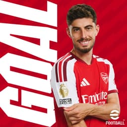 @Arsenal: GAME ON!

Havertz tucks it away into the bottom corner with a brilliant strike from outside the box ...
