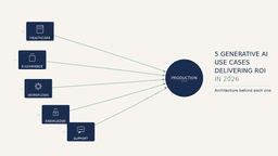 5 Generative AI Use Cases Actually Delivering ROI in 2026 — And the Architecture Behind Each One | by Pratik K Rupareliya | Apr, 2026 | Medium