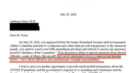 Fauci is being called back by Aug. 14 by the HSG Subcommittee on Investigations, chaired by Ron Johnson.