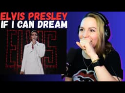 ELVIS IF I CAN DREAM | EMMA Reacts to Raw Charisma & Legendary Performance