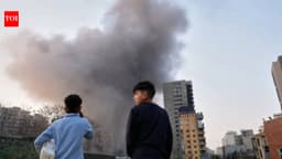 US-Israel-Iran War News Live Updates: Loud explosions heard in Beirut as Israeli strikes Lebanon; sirens sounded in Bahrain  - The Times of India