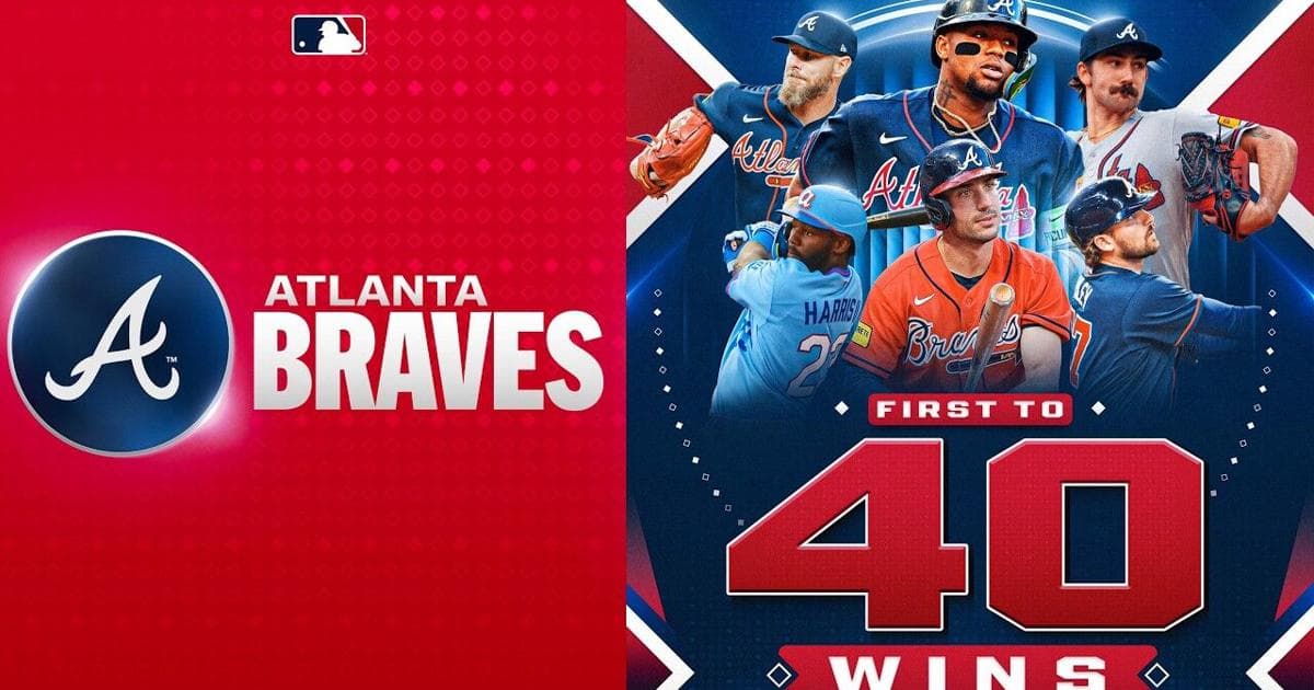 Feelin' peachy! 🍑 The Atlanta Braves are the first team to 40 wins in 2026! | MLB Highlights