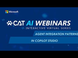 Selecting agent integration patterns in Copilot Studio