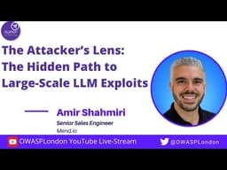 The Attacker’s Lens: The Hidden Path to Large-Scale LLM Exploits - Amir Shahmiri