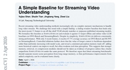 A Simple Baseline for Streaming Video Understanding