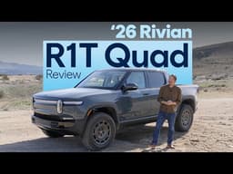 FOUR Motors & 1,000+ horsepower! | 2026 Rivian R1T Quad Review