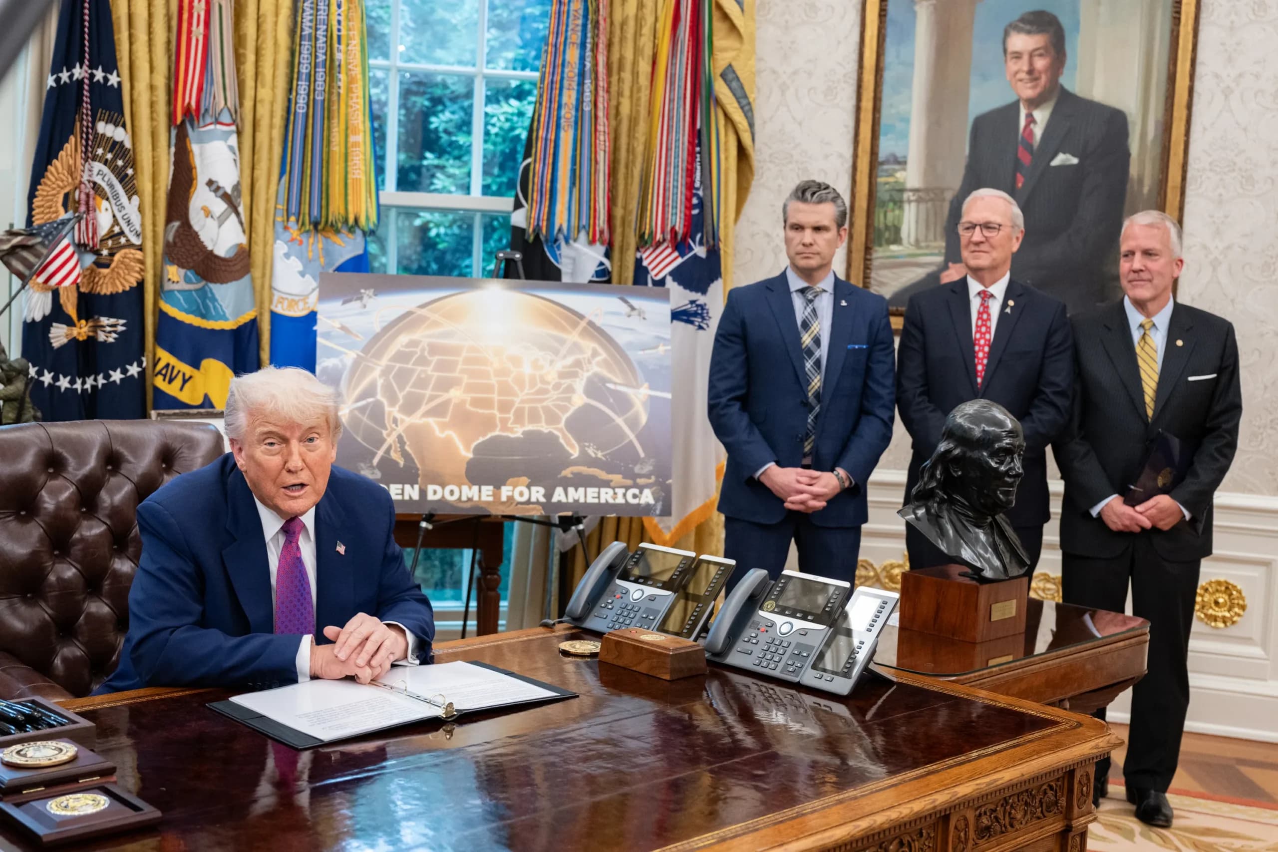 Pentagon Taps 12 Companies for Golden Dome SBI Tech