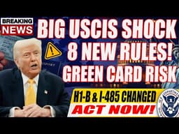 🚨 USCIS 2026 Update: 8 Major Changes to Green Card, H1-B & I-485 Explained