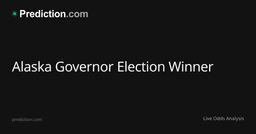 Alaska Governor Election Winner - 78% Chance (Live)