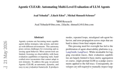 Agentic CLEAR: Automating Multi-Level Evaluation of LLM Agents