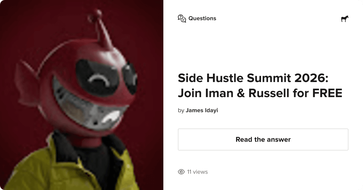Side Hustle Summit 2026: Join Russell & Iman FREE Today