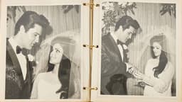 Rare Elvis & Priscilla Wedding Album with Personal Photos to Be ...