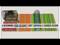 A Food Security (Not Survival!) Garden Design for Beginners